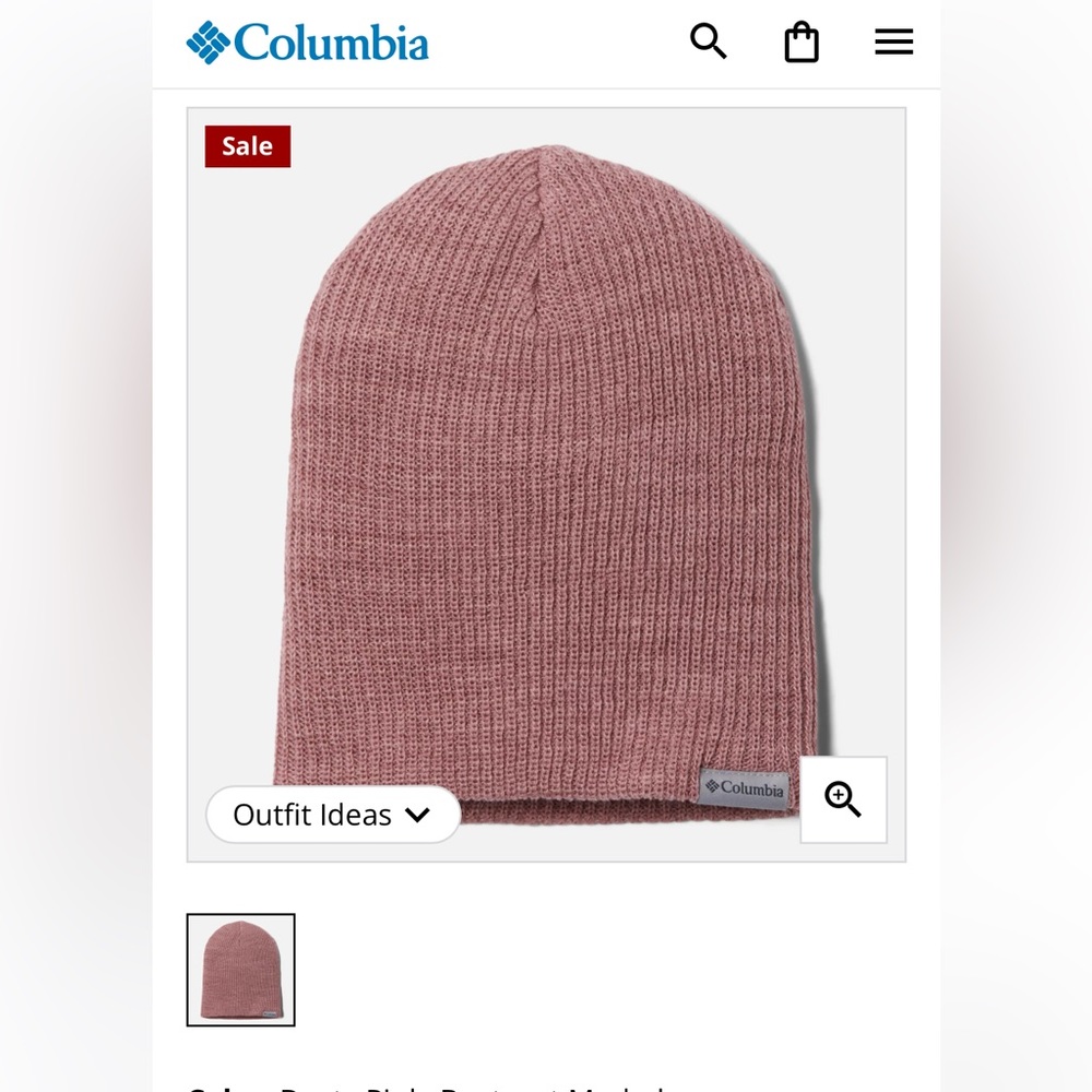 Columbia beanie, brand new